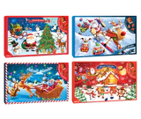 Image du produit - Calendrier de l’Avent avec chocolats au lait fourrés à la crème de lait 200 g